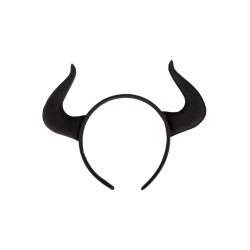 Čelenka s černými rohy